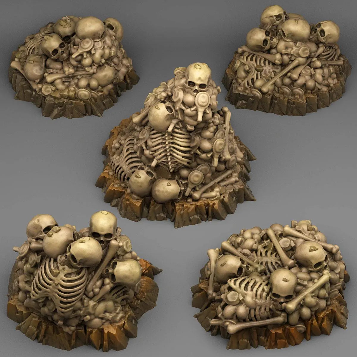 The Remains of Forgotten Battles: Lost Bones – Terrain Scatter | 3D Resin Printed DnD (D&D) Pathfinder Miniatures