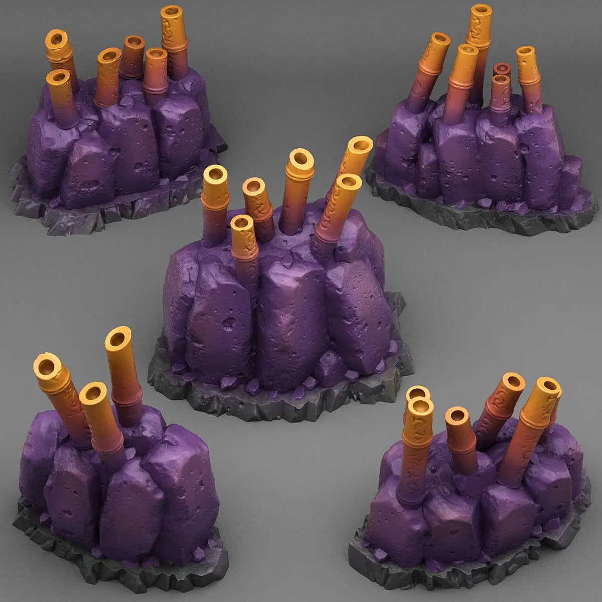 Poisonous Enchanted Bamboo – Mystical Terrain Scatter | 3D Resin Printed DnD (D&D) Pathfinder Miniatures