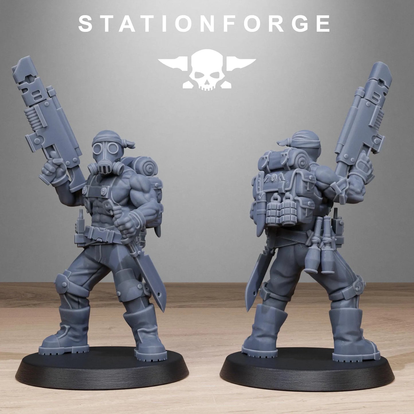 Grim Guard Jungle Fighters 2 | Compatible with W40K/WG/SF