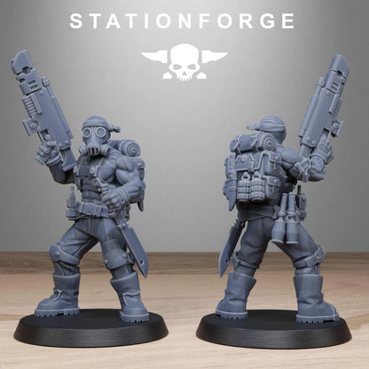 Grim Guard Jungle Fighters 2 | Compatible with W40K/WG/SF