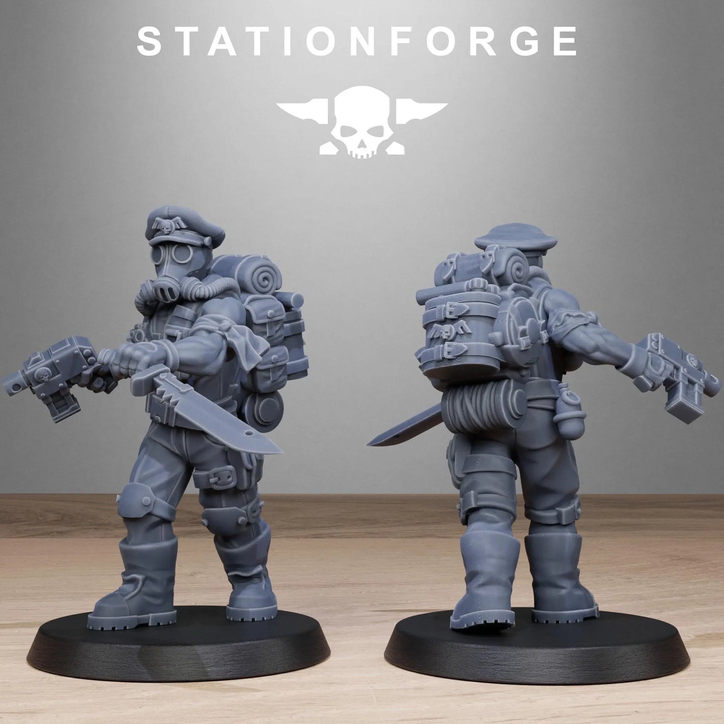 Grim Guard Jungle Fighters 2 | Compatible with W40K/WG/SF