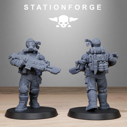 Grim Guard Jungle Fighters 2 | Compatible with W40K/WG/SF