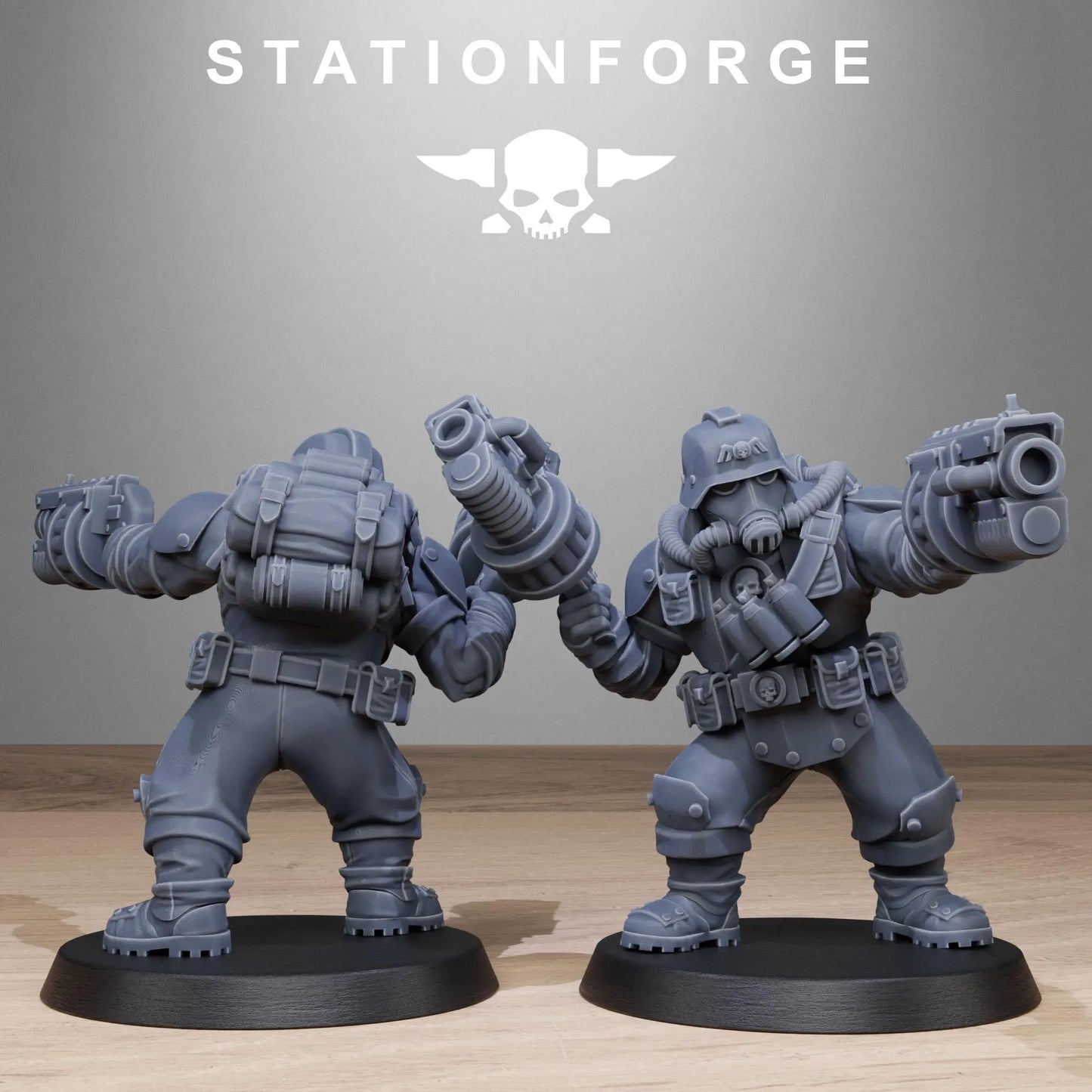 Grim Guard Jungle Fighters – Mutants | Compatible with W40K/WG/SF