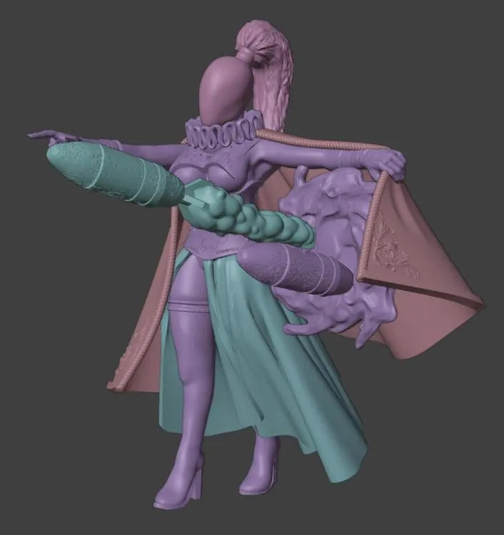 Heretic Witch, War Priestess - Trench Warband Miniatures | Compatible with Tabletop Wargames