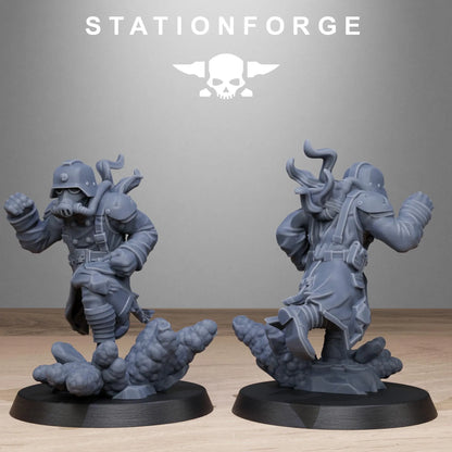 Grim Guard Objective Markers | Compatible with W40K/WG/SF