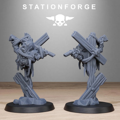 Grim Guard Objective Markers | Compatible with W40K/WG/SF