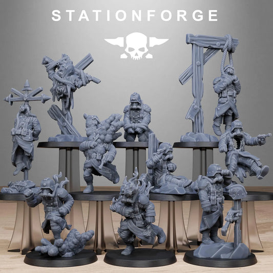 Grim Guard Objective Markers | Compatible with W40K/WG/SF