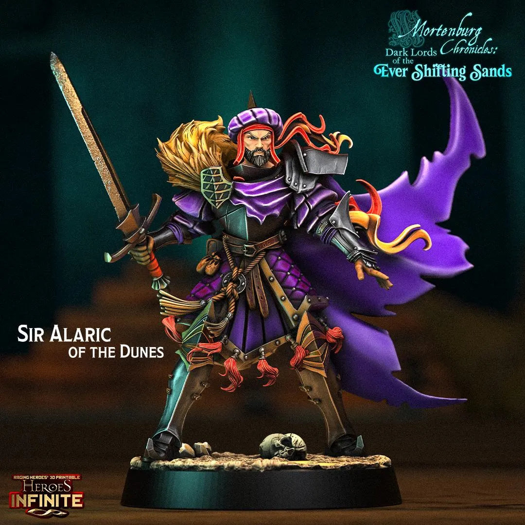 Sir Alaric of the Dunes - Ever Shifting Sands | Compatible with Tabletop Wargames