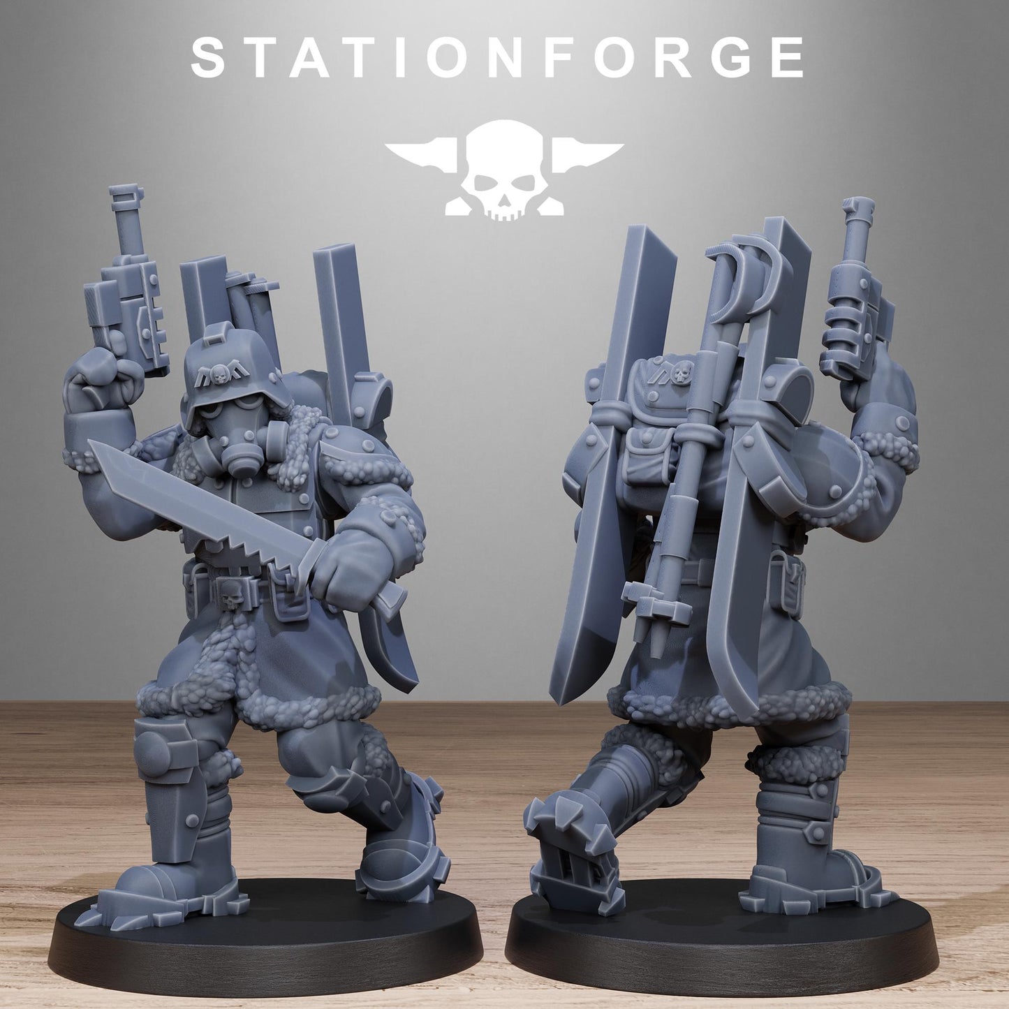 Grim Guard Vigils - Command & Specialist Troopers | Compatible with W40K/WG/SF