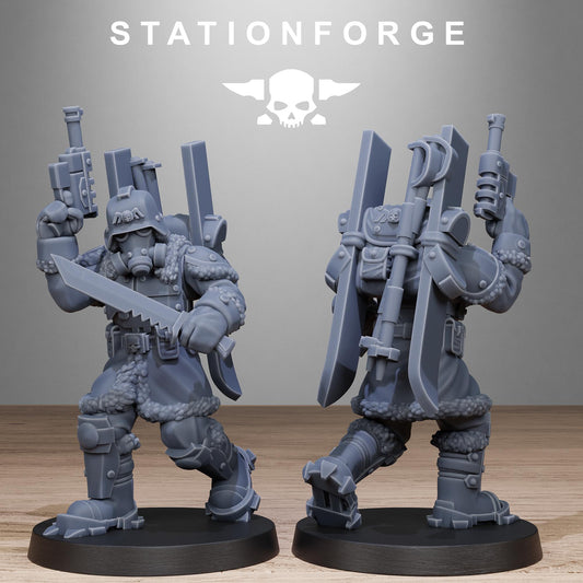 Grim Guard Vigils - Command & Specialist Troopers | Compatible with W40K/WG/SF