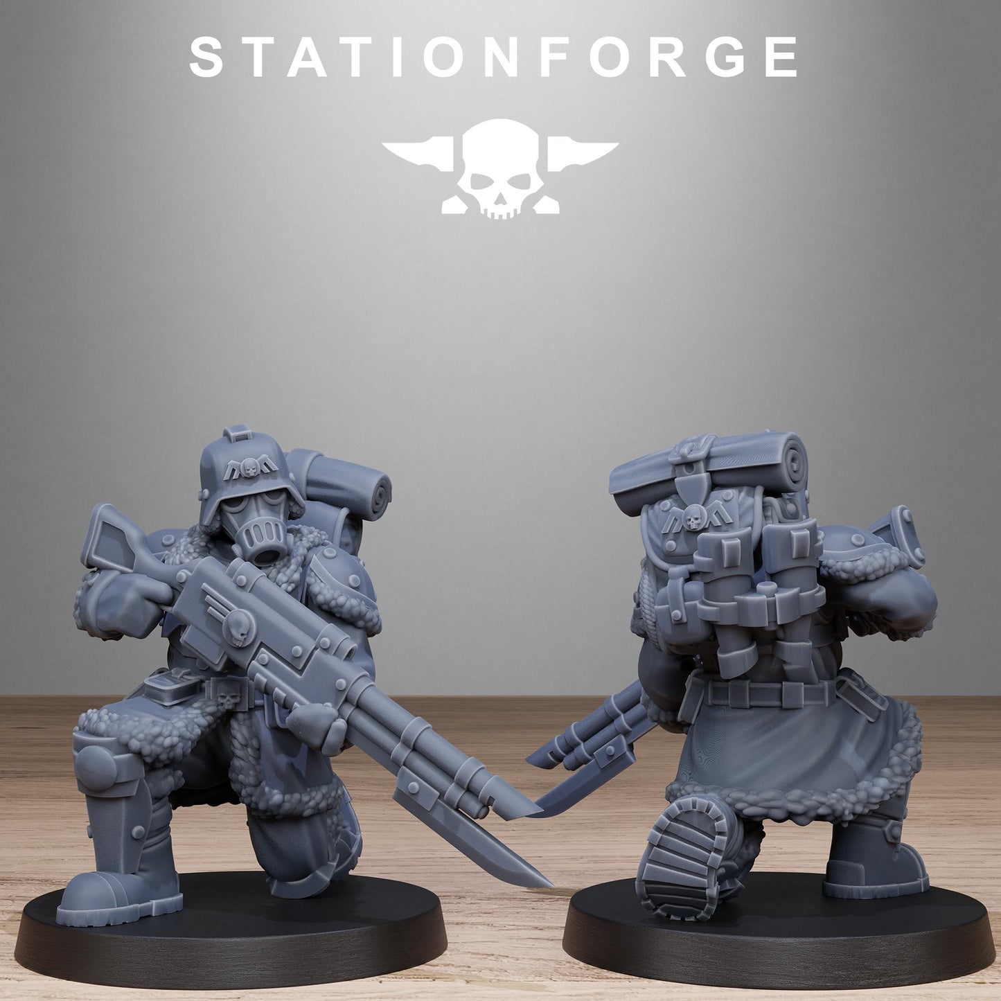 Grim Guard Vigils - Command & Specialist Troopers | Compatible with W40K/WG/SF