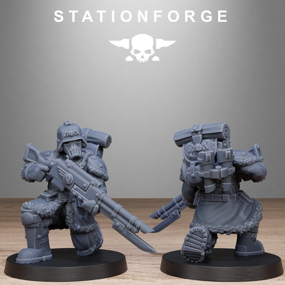 Grim Guard Vigils - Command & Specialist Troopers | Compatible with W40K/WG/SF
