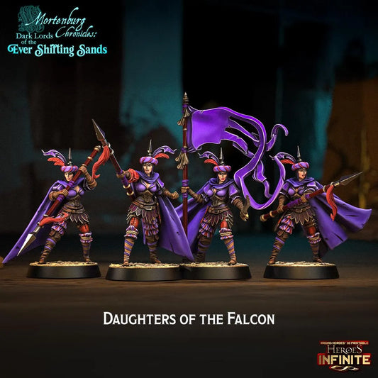 Daughters of the Falcon - Ever Shifting Sands | Compatible with Tabletop Wargames