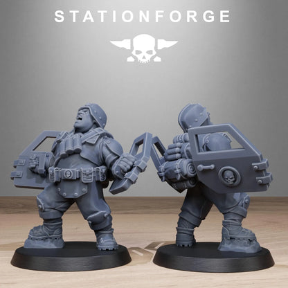 Grim Guard Jungle Fighters – Mutants | Compatible with W40K/WG/SF