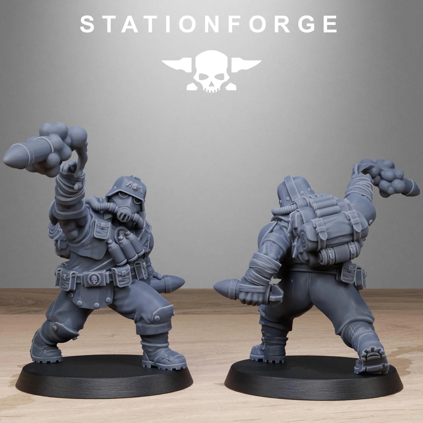 Grim Guard Jungle Fighters – Mutants | Compatible with W40K/WG/SF