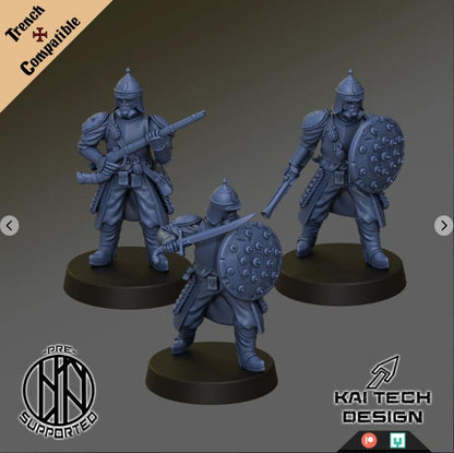 Sultanate Complete Army Set - Trench Warband Miniatures | Compatible with Tabletop Wargames