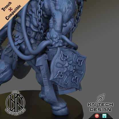 Sultanate Iron Bull - Trench Warband Miniatures | Compatible with Tabletop Wargames