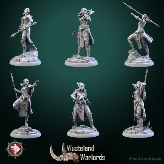 Barbarian Warlords Female Set - For D&D Campaigns & Tabletop Games