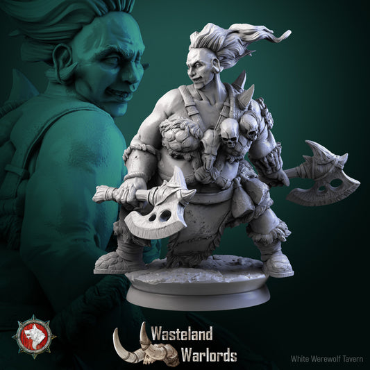 Big Barbarian Female Set v6 - For D&D Campaigns & Tabletop Games