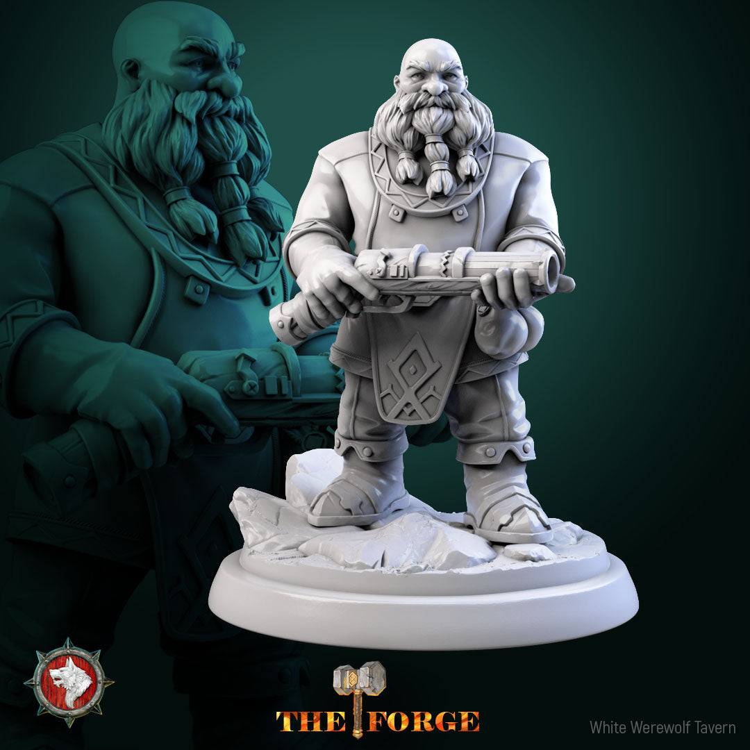 Dwarf Gunslinger Set v1- For D&D Campaigns & Tabletop Games