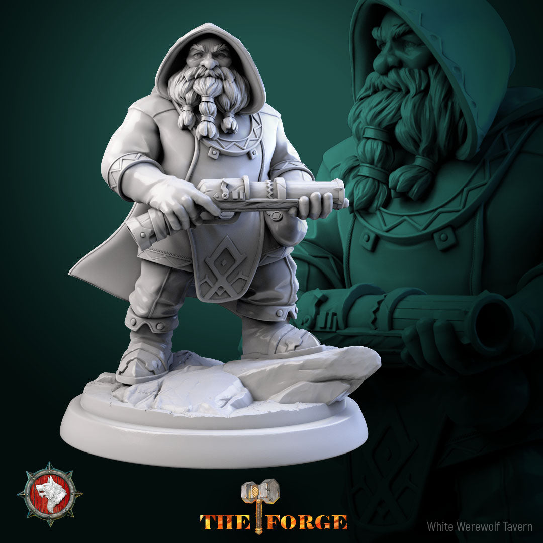 Dwarf Gunslinger Set v5- For D&D Campaigns & Tabletop Games