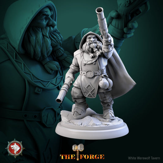 Dwarf Gunslinger Set v6- For D&D Campaigns & Tabletop Games