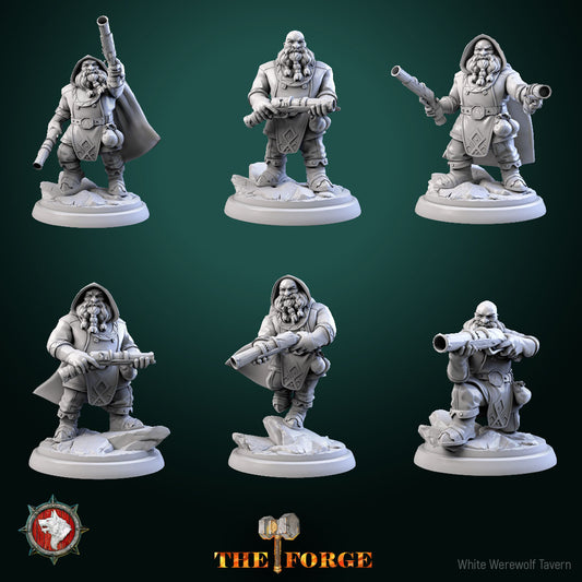 Dwarf Gunslinger Set - For D&D Campaigns & Tabletop Games