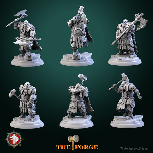 Mountain Dwarf Set - For D&D Campaigns & Tabletop Games