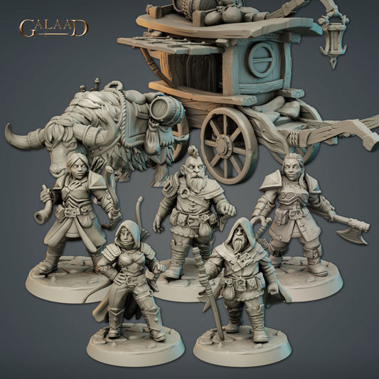 Caravan Dwarf Bundle - For D&D Campaigns & Tabletop Games