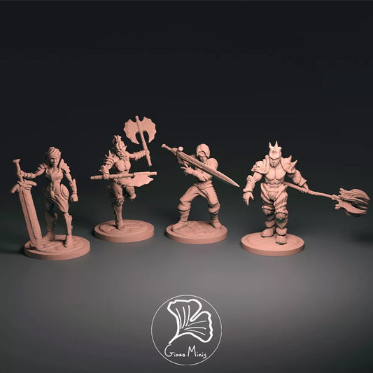 Warriors Bundle | 28mm Miniatures for Roleplaying Games