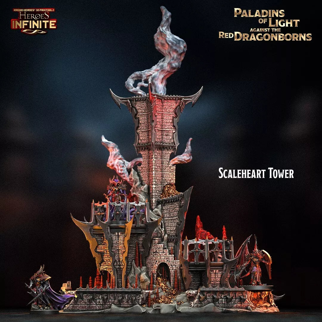 Scaleheart Tower - Majestic Centerpiece Model