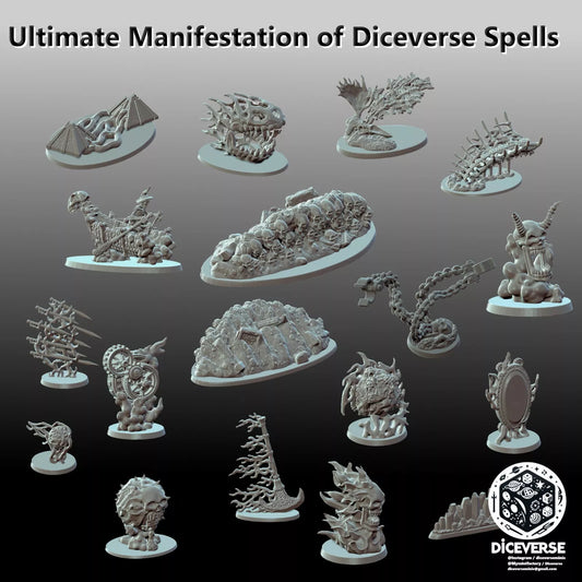 Ultimate Manifestation of Spells - Diceverse | Compatible with OW, WFB, AOF, and More