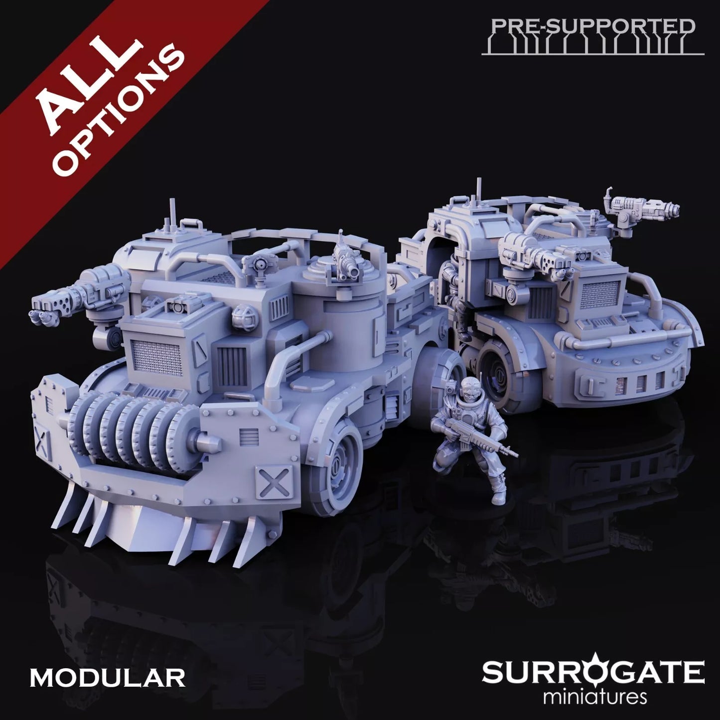 Biohackers Bio-Wheeler, Surrogate Miniatures | 2 Units