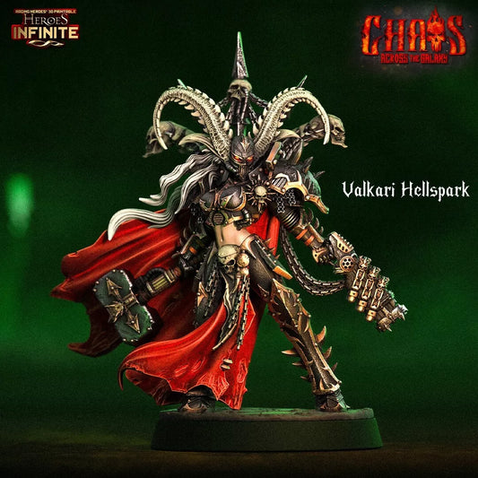 Valkari Hellspark - Chaos Across the Galaxy | Compatible with Tabletop Wargames