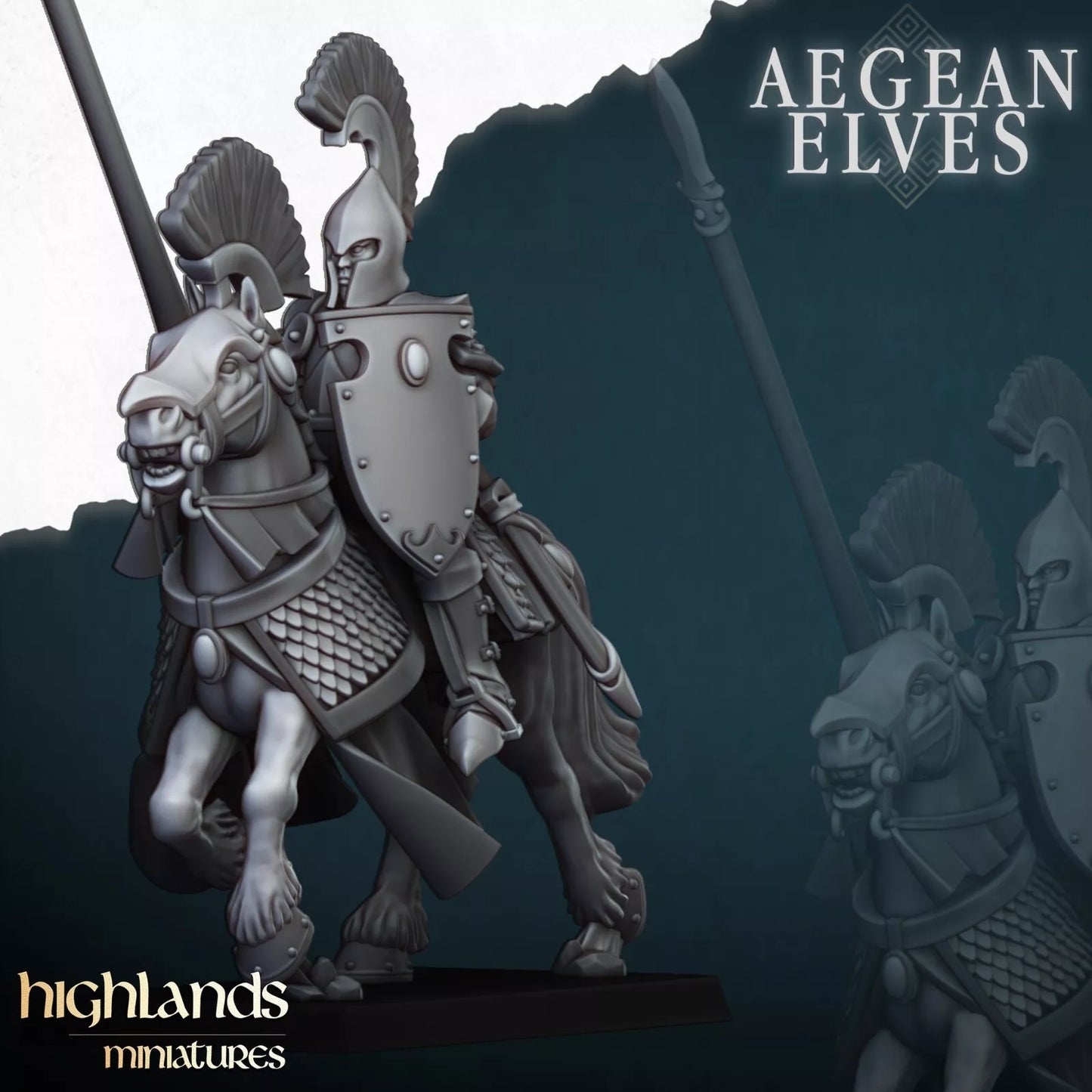 High Elf Calvery | Compatible with OW, WFB, AOF, and More