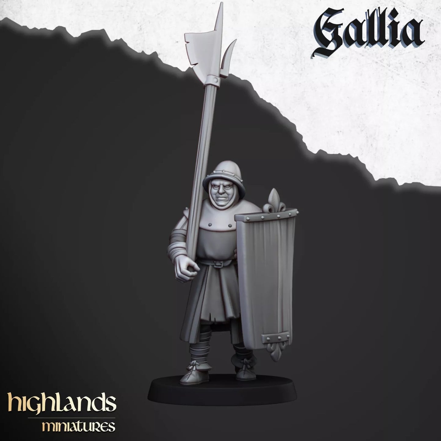 Gallia Men at Arms - Highlands Miniatures | Compatible with OW, WFB, AOF, and More