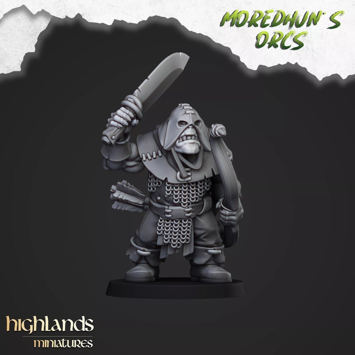 Fantasy Wargaming Orc Archers | Compatible with OW, WFB, AOF, and More