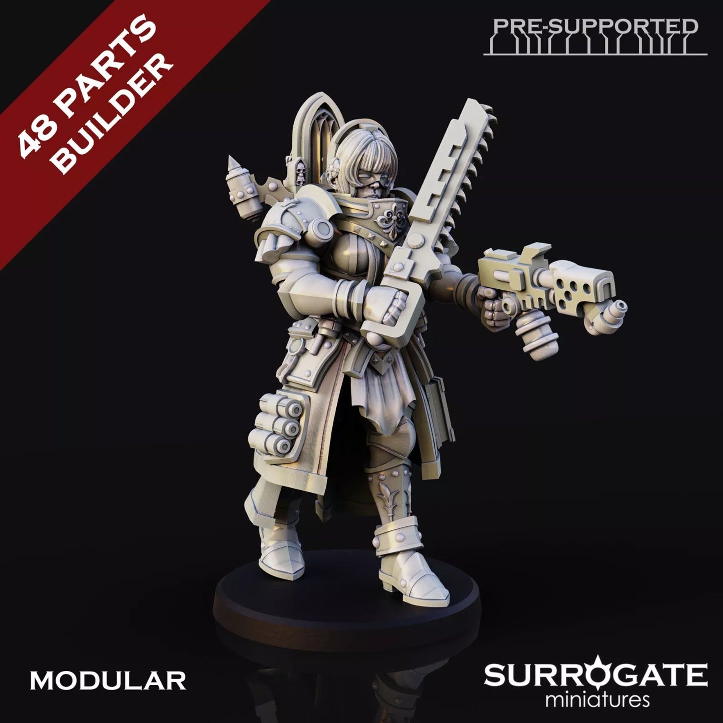 Daughters of Dawn Daughters Squad, Surrogate Miniatures | 5 Woman Unit