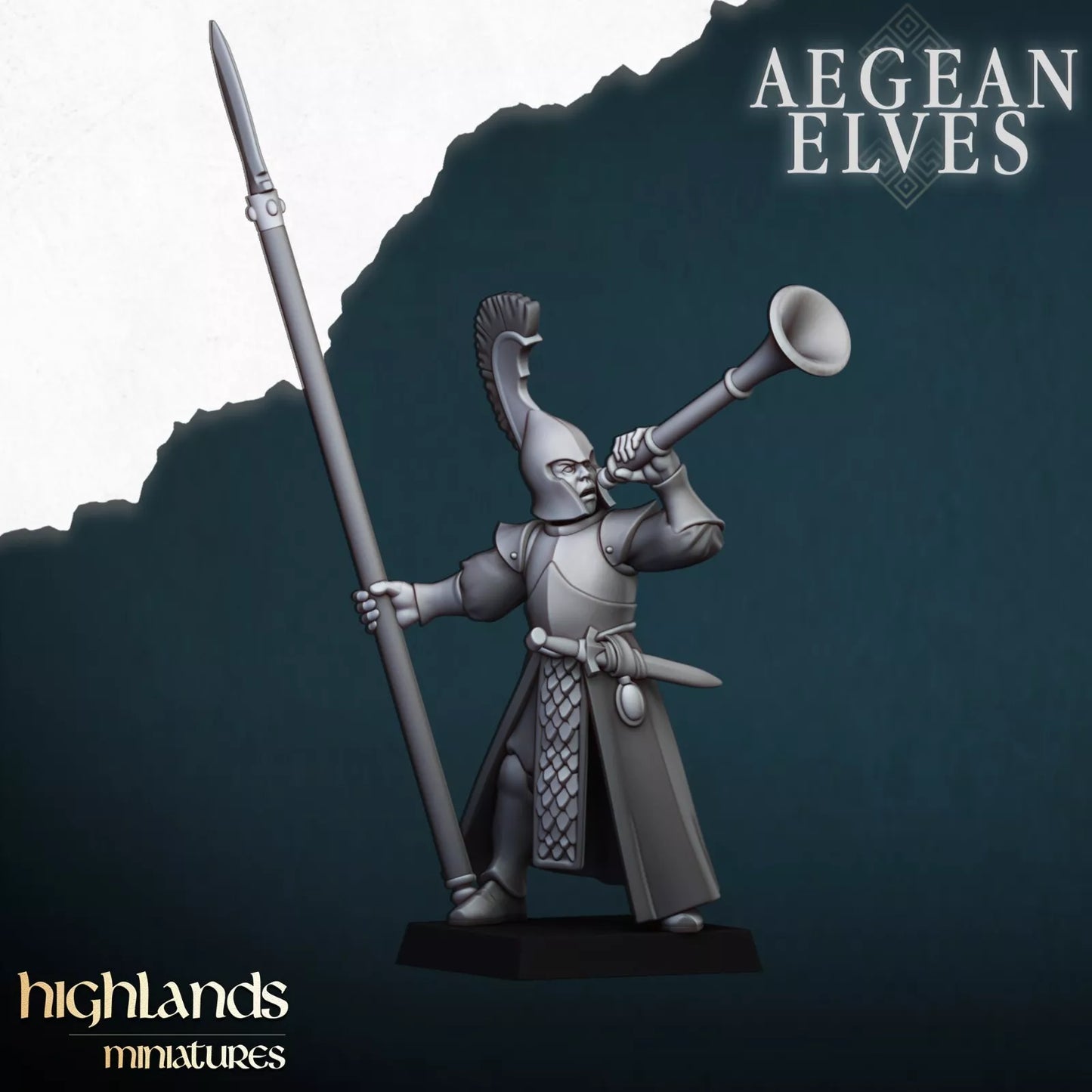 High Elf Spearmen | Compatible with OW, WFB, AOF, and More