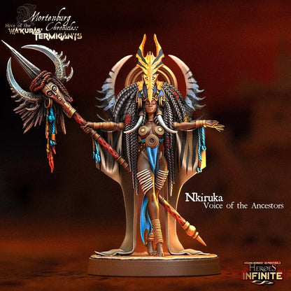 Nkiruka, Voice of the Ancestors - Wa'Kura's Termigants | Compatible with Tabletop Wargames
