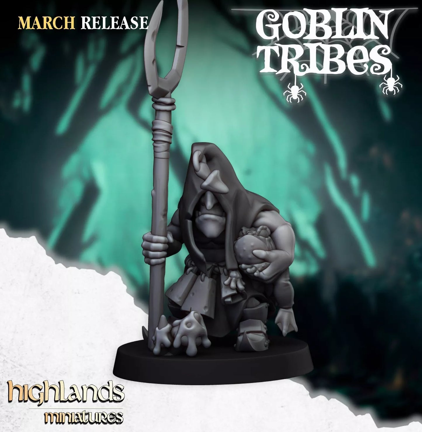 Fantasy Wargaming Swamp Goblins Herd | Compatible with OW, WFB, AOF, and More