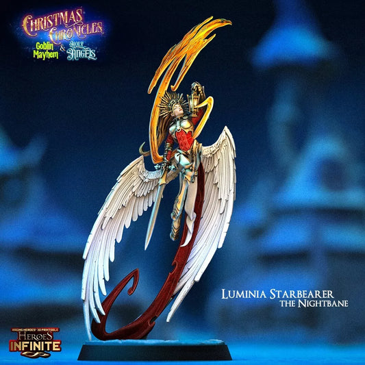 Luminia Starbearer, the Lightbane - Christmas Chronicles Holy Angels | Compatible with Tabletop Wargames