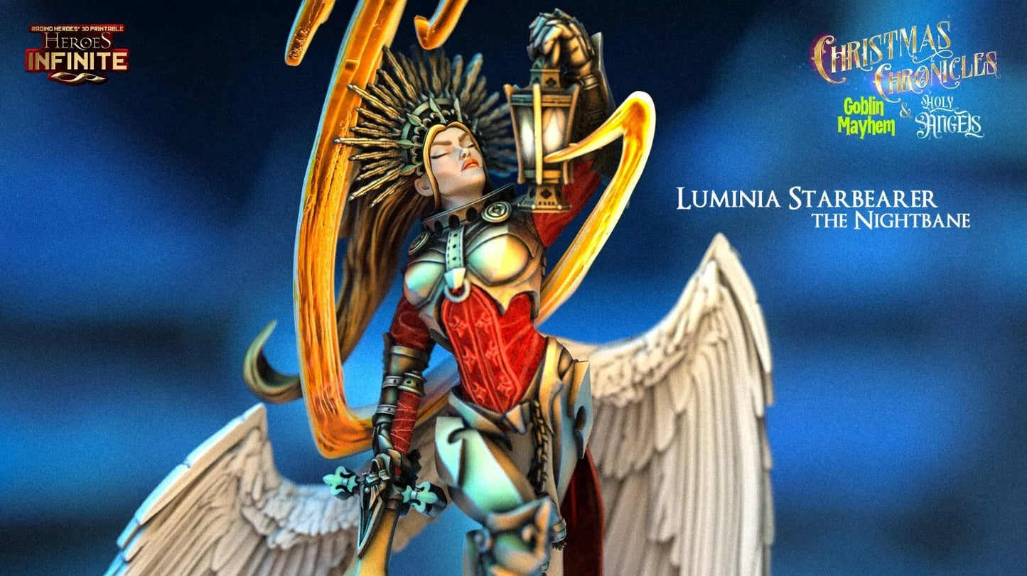 Luminia Starbearer, the Lightbane - Christmas Chronicles Holy Angels | Compatible with Tabletop Wargames