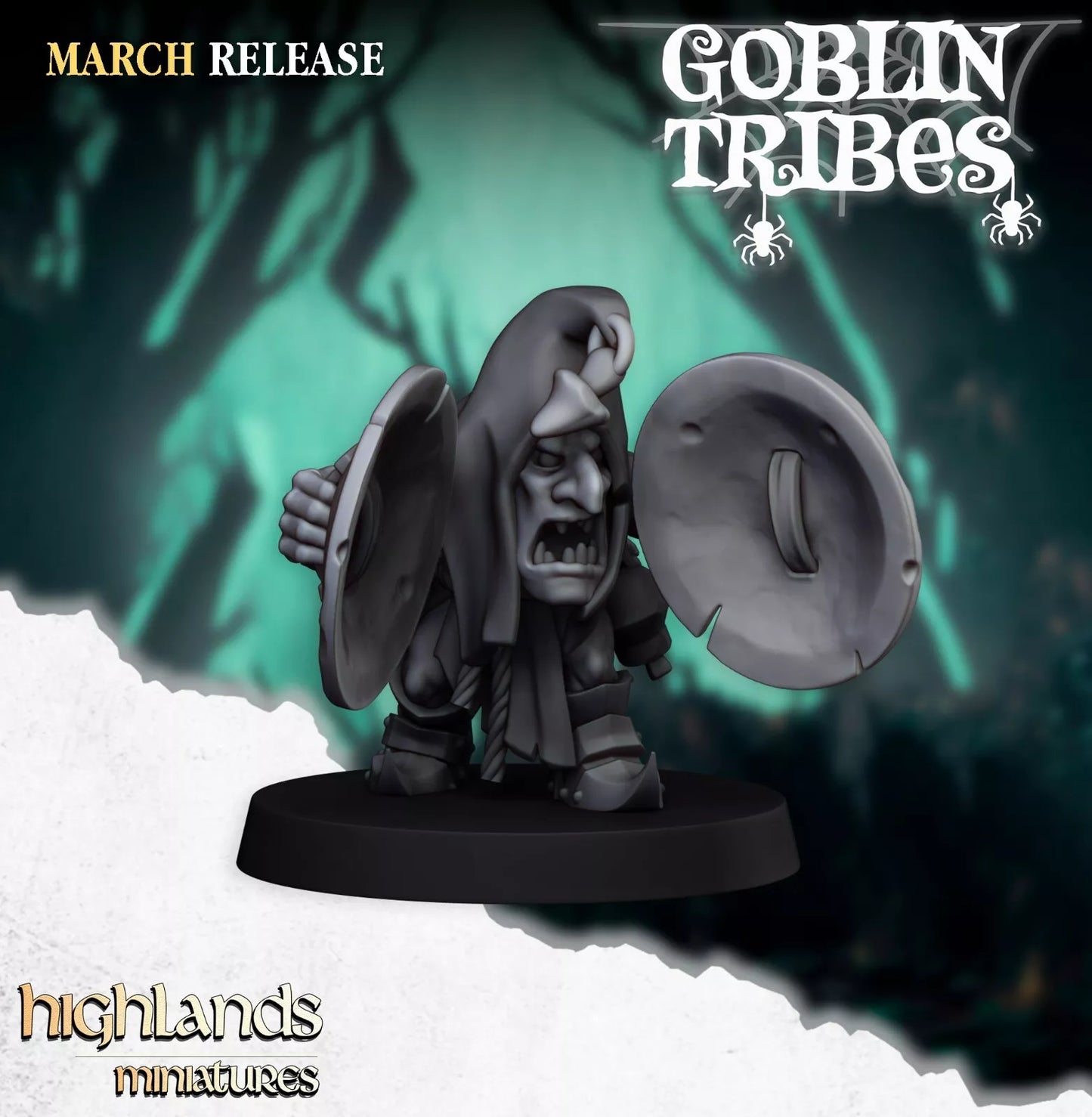 Fantasy Wargaming Swamp Goblins Herd | Compatible with OW, WFB, AOF, and More