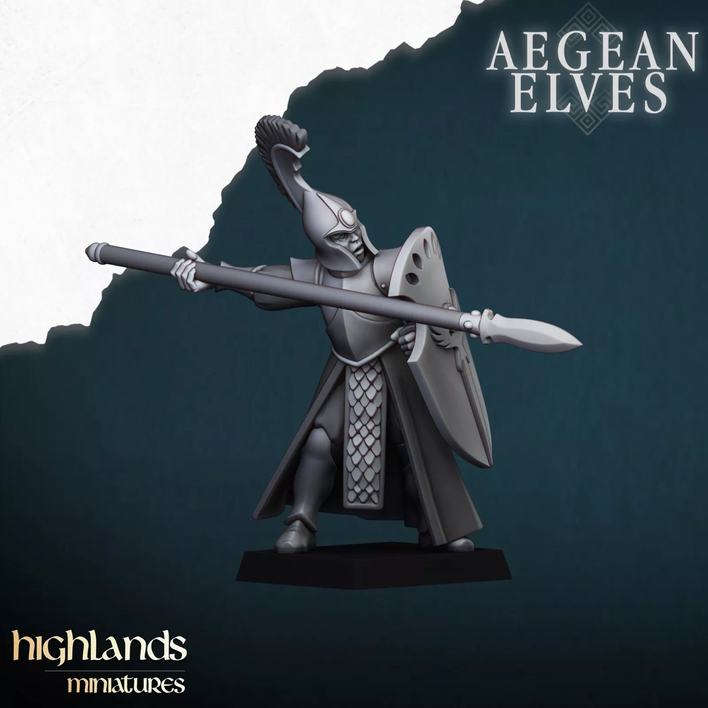 High Elf Spearmen | Compatible with OW, WFB, AOF, and More