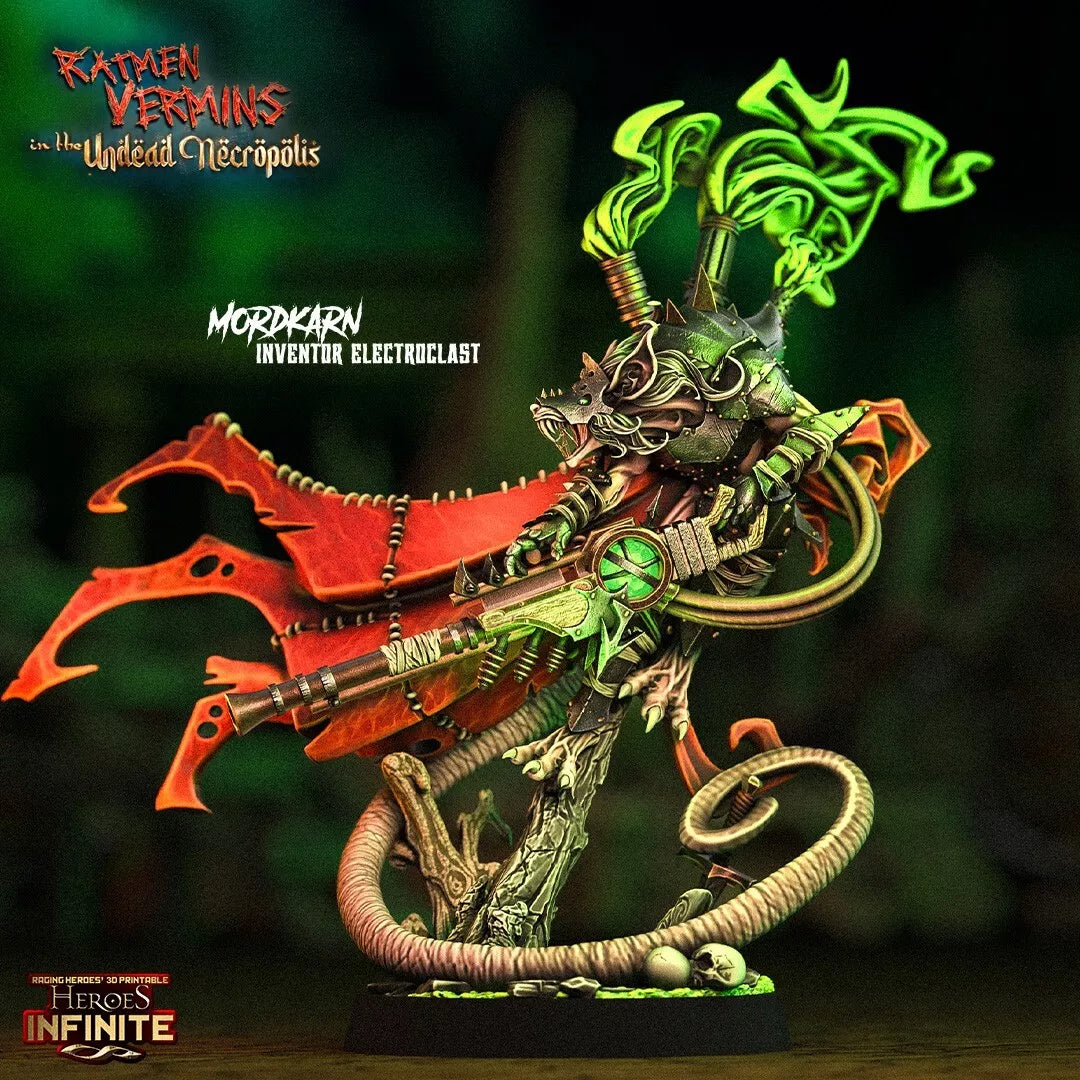 Mordkarn Inventor Electrolast | Compatible with Tabletop Fantasy Wargames