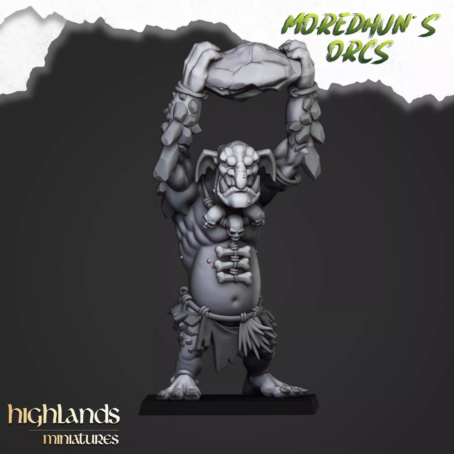 Fantasy Wargaming Orc Cave Trolls | Compatible with OW, WFB, AOF, and More