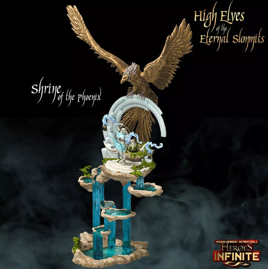 Shrine of the Phoenix, High Elves of the Eternal Summits - Eternal Summits | Compatible with Tabletop Wargames