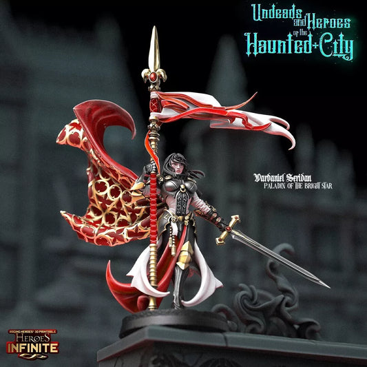 Vardaniel Seridan, Paladin - The Haunted City | Compatible with Tabletop Wargames