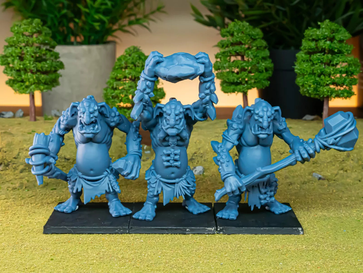 Fantasy Wargaming Orc Cave Trolls | Compatible with OW, WFB, AOF, and More